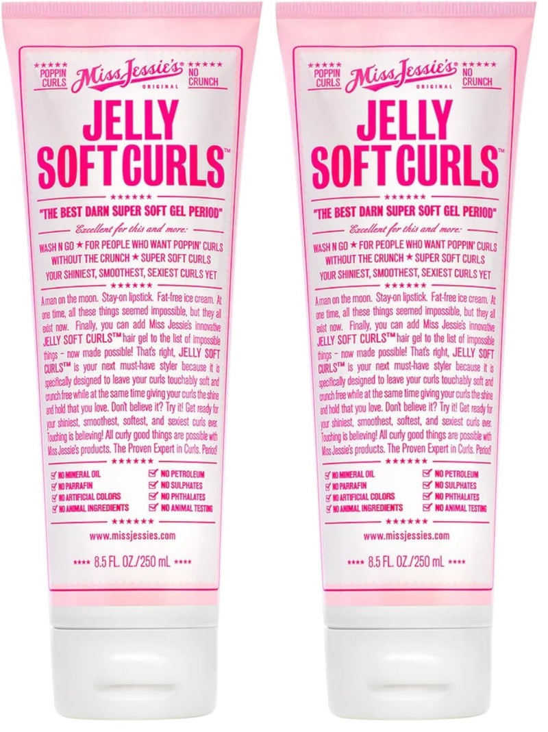 Miss Jessie's Jelly Soft Curl Gel | For Curly Hair | 8.5 oz | Pack of 2 - Image 1