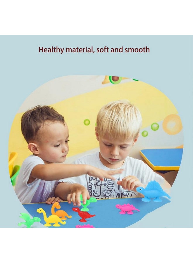 YUERFEILA 16 PCS Suction Cup Toys Bath Toys Party Favor for Kids ,Dinosaur Silicone Sucker Toys No Hole Bathtub Shower Toys Travel Toys Window Toys for Toddlers Boys Girls - Image 2