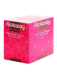 Alokozay Soft Facial Tissue, 2 Ply, 100'S SQUARE 