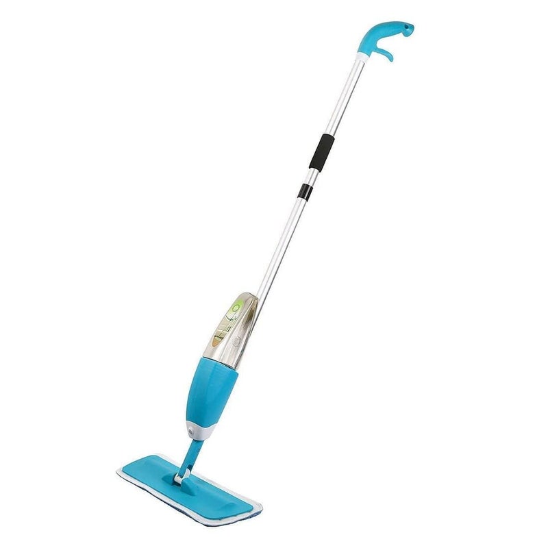 HOME STUFFS Plastic Microfiber Floor Cleaning Spray Mop with Removable Washable Cleaning Pad and Integrated Water Spray Mechanism - Image 1