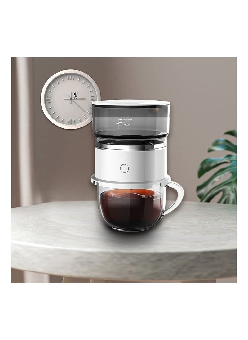 SYOSI Coffee Maker, Portable Coffee Maker, One-Touch Pour Over Drip Coffee Maker, with Stainless Steel Filter, Reusable Filter, for Travel, Camping, Office, Home  - Image 3