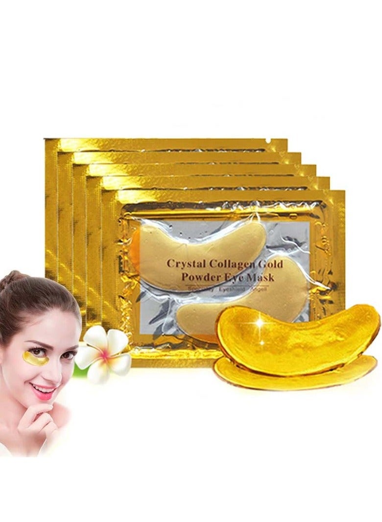 ORiTi Under Eye Mask,20 pairs 24K Collagen Eye Pads,Under Eye Patches Skincare for Anti Aging,Anti Wrinkle,Reducing Eye Puffiness,Dark Circles - Image 1