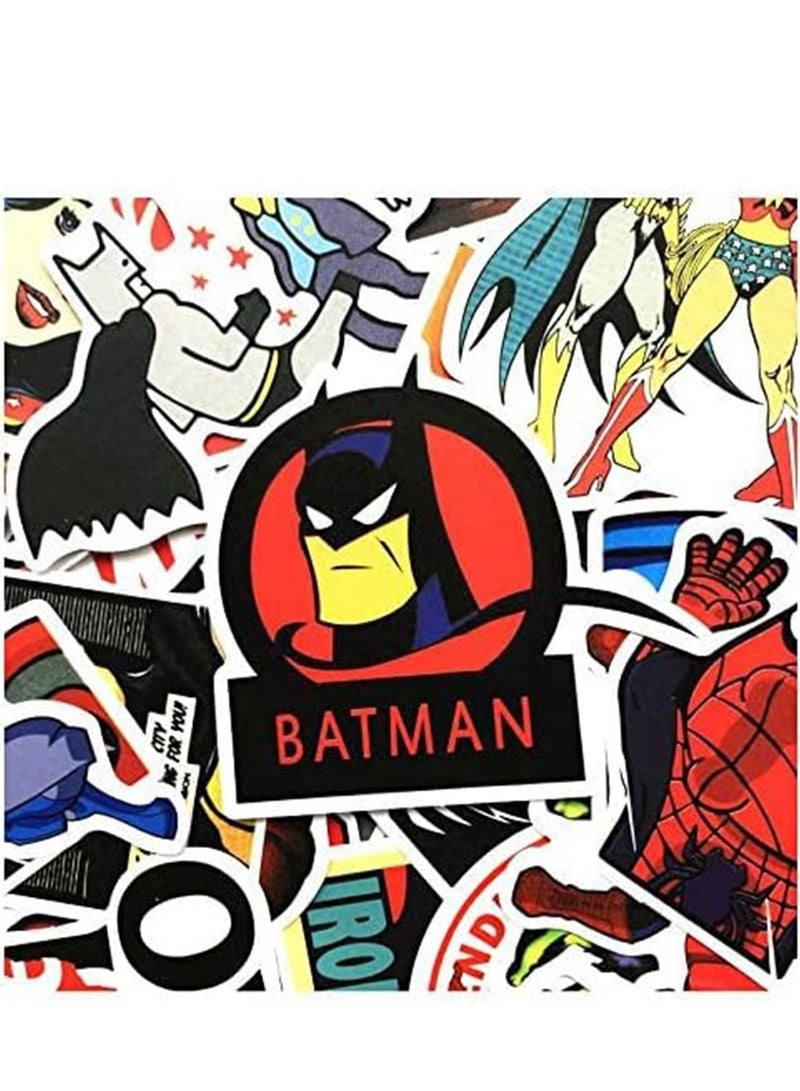 Furtey 50 PCS Astronaut Stickers,Cute Funny  MARVEL and DC Super Hero Stickers for Water Bottles Laptop Phone Case Luggage Waterproof Super Hero Theme Party Decor Space Stickers Gift for Kids Teens Adults - Image 3