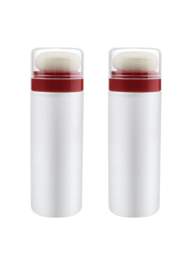 LNQ LUNIQI 2Pcs Empty Loose Powder Dispenser Bottle Portable Travel Powder Puff Case Baby Talcum Powder Puff Case Refillable Powder Bottle Jars for Home Outdoor Trip（Random Colour） - Image 1