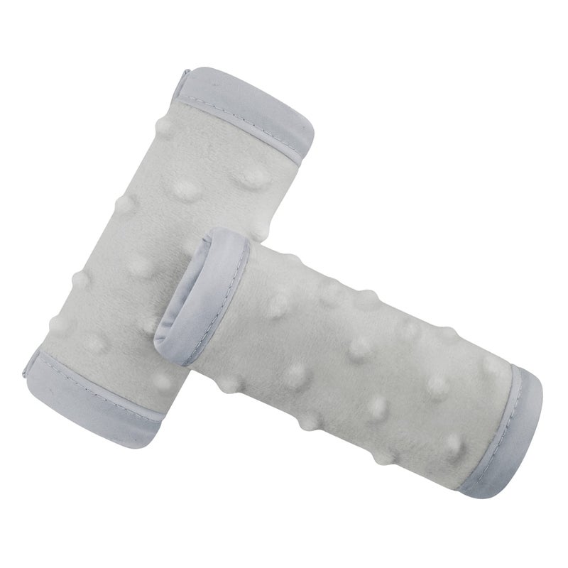 Pro Goleem Car Seat Strap Covers for Babies Unisex Soft Car Seat Strap Shoulder Pads for All Car Seats, Stroller, Pushcar, Small Size Designed for Newborn Gray - Image 1