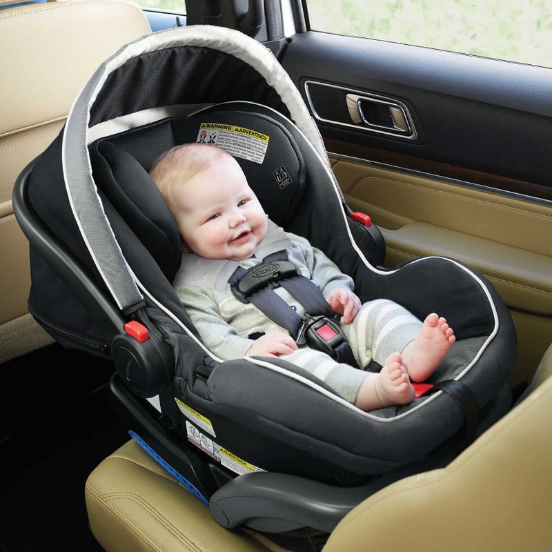 Pro Goleem Car Seat Strap Covers for Babies Unisex Soft Car Seat Strap Shoulder Pads for All Car Seats, Stroller, Pushcar, Small Size Designed for Newborn Gray - Image 2