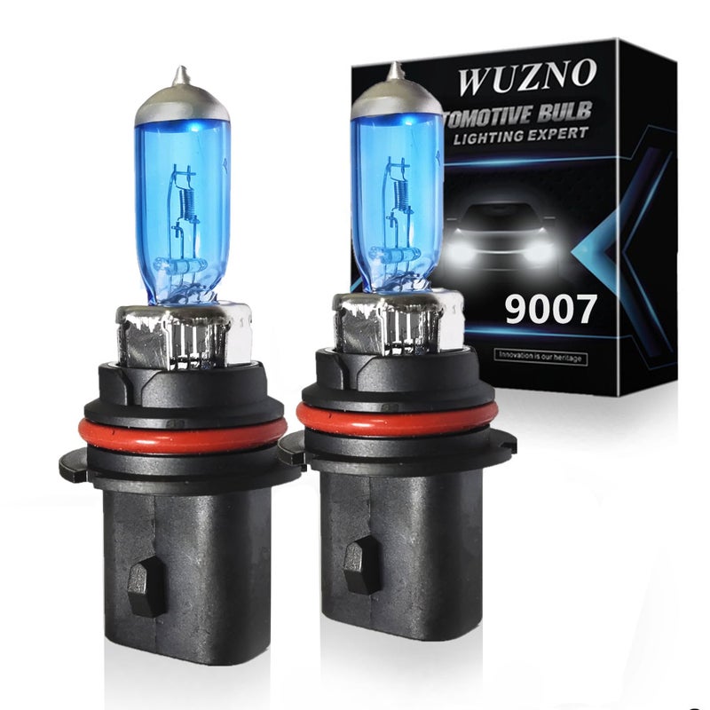 Wuzno 9007 Halogen Headlight Bulb 12V 6555W HB5 White 5000K Lights Headlamp Bright - Image 3