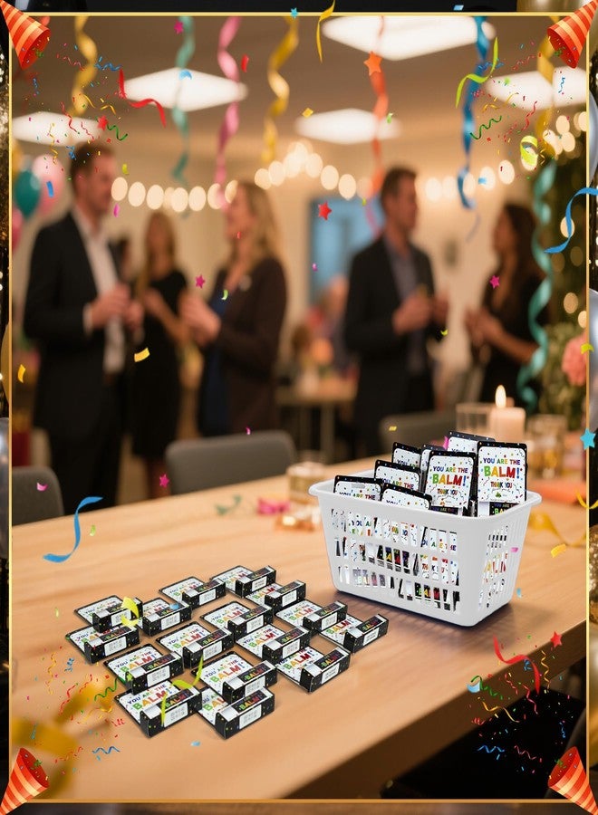 Kuabiz 24 Pcs Employee Appreciation Lip Balms Bulk Staff Appreciation Gifts Thank You Team End of Year Gifts You Are The Balm Bulk for Coworkers Teacher Worker Leaving Farewell Party Favor - Image 2