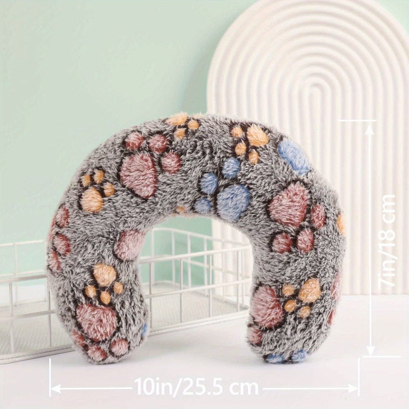 U Shaped Cat And Dog Pillow Ultra Soft Plush Cushion - Image 2