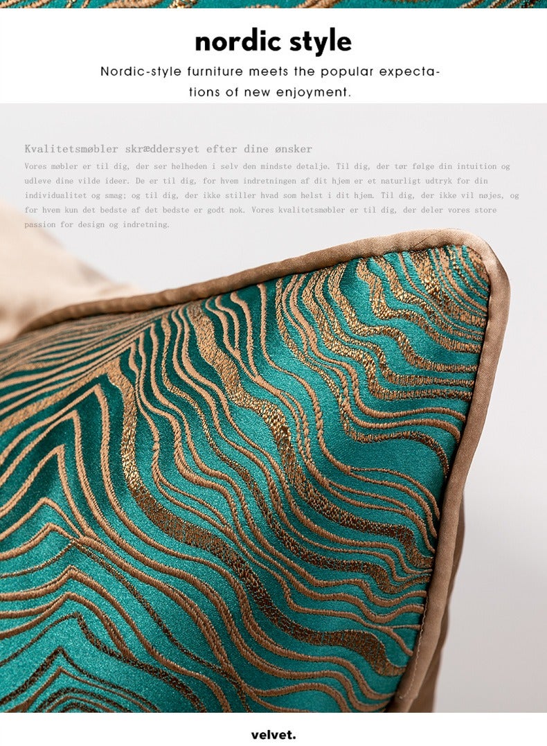 Light Luxury Model Room Living Room European Style Pillow Modern Sofa Cushion Bed Cushion Pillowcase Without Core Waist Pillow Nnap Pillow  - Image 4