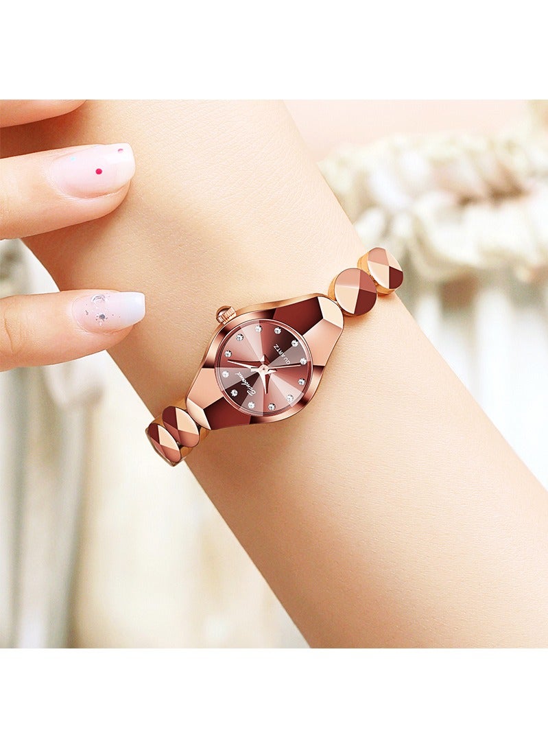 BINBOND Women's Steel Strap Quartz Watch Waterproof Elegant Watch Ladies Gifts - Image 3