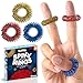 BunMo Easter Basket Stuffers Spiky Sensory Rings 9pk Fidget Rings for Adults Sensory Stimulation Finger Comfort Easter Basket Stuffers for Teens Adults Acupressure Rings - Image 2