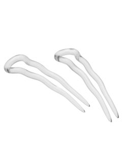 France Luxe Small Hair Pin Pair - Clear