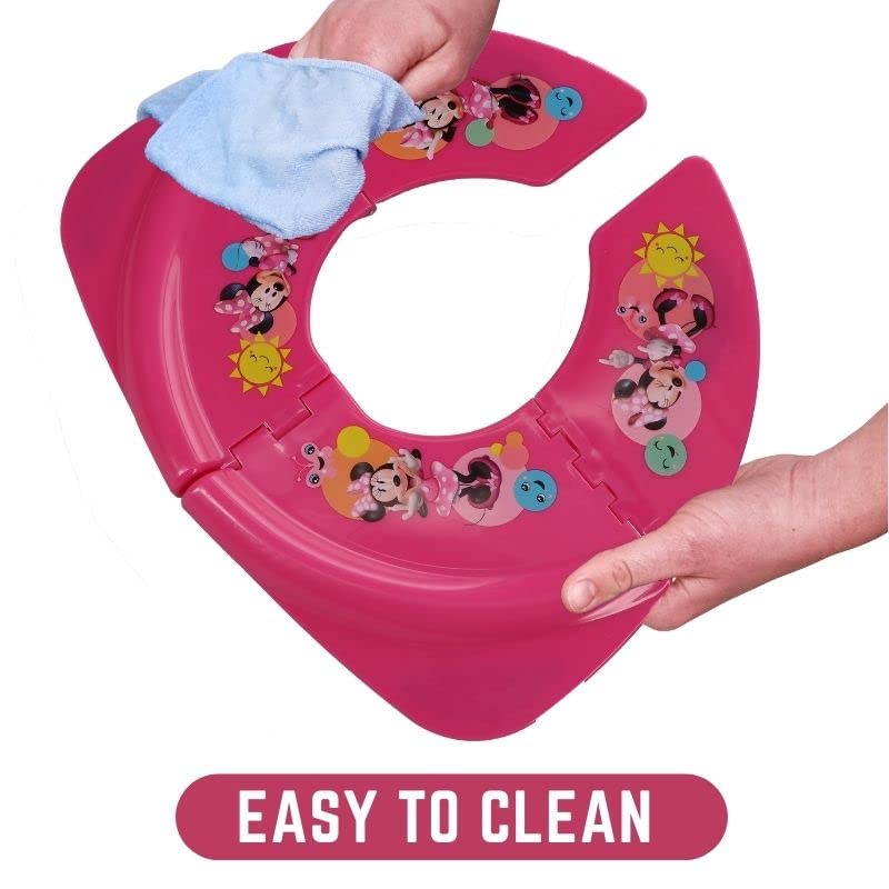 Disney Minnie Mouse"Smile" Folding Potty Seat - Travel Potty Training Seat - Image 4