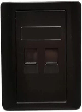 Black Faceplate RJ45 Socket Network UK Plate Dual Port - pzsku/Z6D23CDCA40788F7DE99CZ/45/_/1678871415/c2a331da-e23f-4f93-9909-99ee7ba9583e
