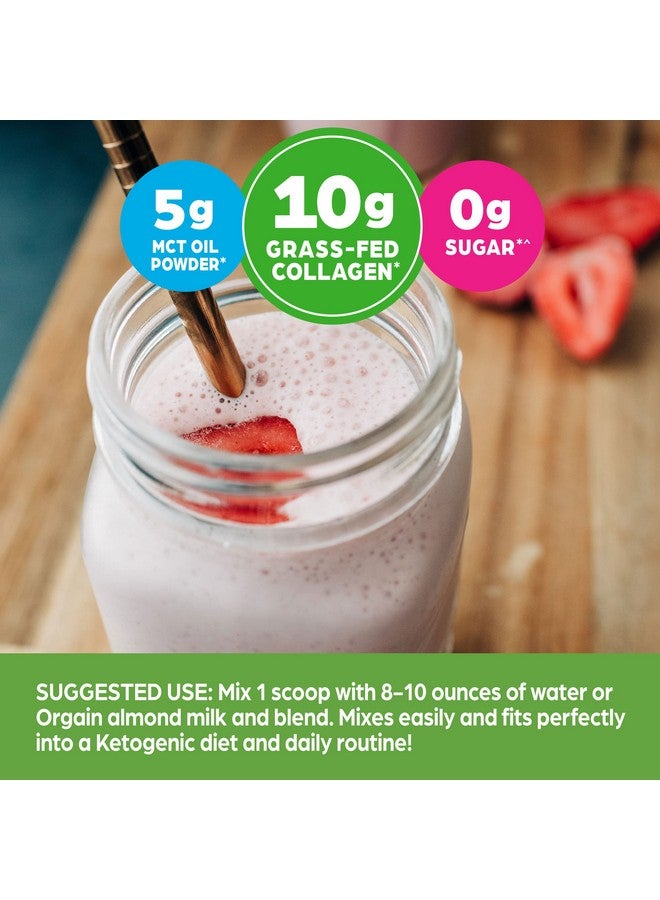 Orgain مسحوق بروتين الكولاجين كيتو مع زيت MCT بنكهة الفانيليا مناسب للباليو من كولاجين ببتيد هيدروليزيد من نوع I و III خالي من الألبان خالي من الجلوتين خالي من الصويا 0.88 رطل (قد يختلف التعبئة) - Image 4