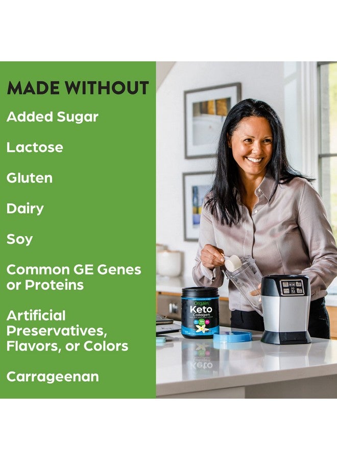 Orgain مسحوق بروتين الكولاجين كيتو مع زيت MCT بنكهة الفانيليا مناسب للباليو من كولاجين ببتيد هيدروليزيد من نوع I و III خالي من الألبان خالي من الجلوتين خالي من الصويا 0.88 رطل (قد يختلف التعبئة) - Image 5