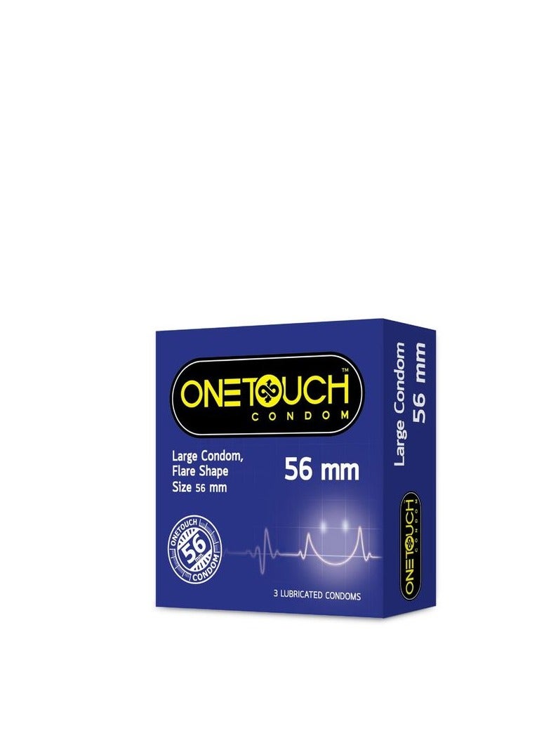 ONETOUCH Large (56 mm) condoms from ONETOUCH - 4 pack of 3 - Image 2