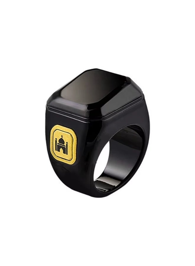 خاتم إلكتروني ذكي للتسبيح مصمم لتلبية احتياجات المسلمين في تنبيهات التسبيح ومواقيت الصلاة. - Image 1