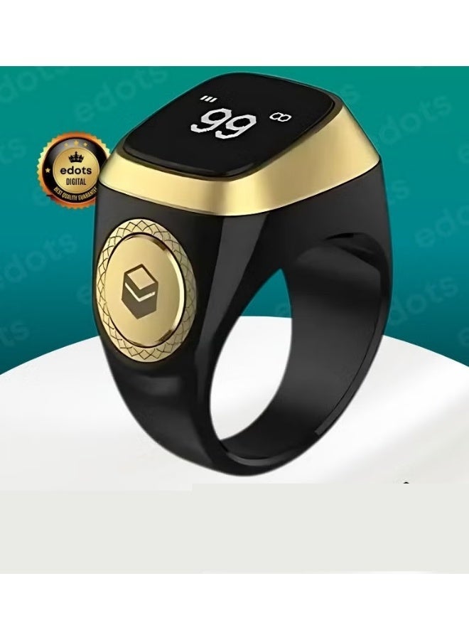 خاتم إلكتروني ذكي للتسبيح مصمم لتلبية احتياجات المسلمين في تنبيهات التسبيح ومواقيت الصلاة. - Image 2