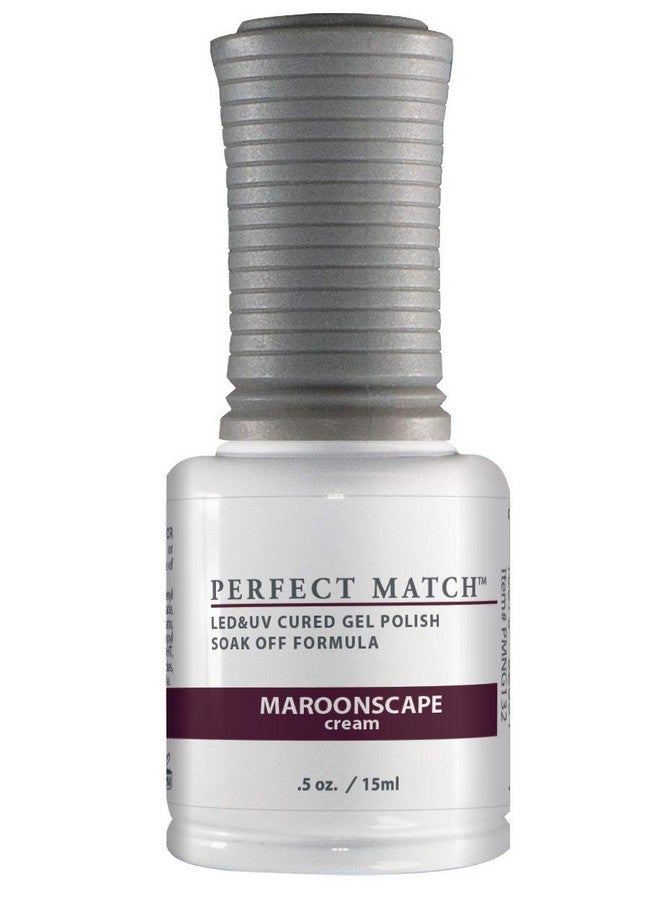 Lechat Perfect Match Gel Polish Maroonscape 0.5 Fl Oz (Pms132) - Image 1