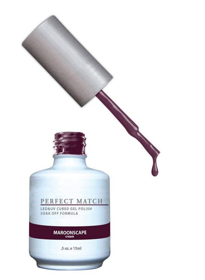 Lechat Perfect Match Gel Polish Maroonscape 0.5 Fl Oz (Pms132) - Image 2
