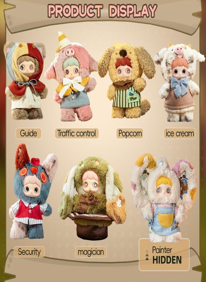 XiDonDon دمية XiDonDon Maymei Ruins of Paradise 400% Series Large Plush Blussing Box Doll Collectible Ornament Soft Toy for Birthday Gift (Single Box) - Image 2