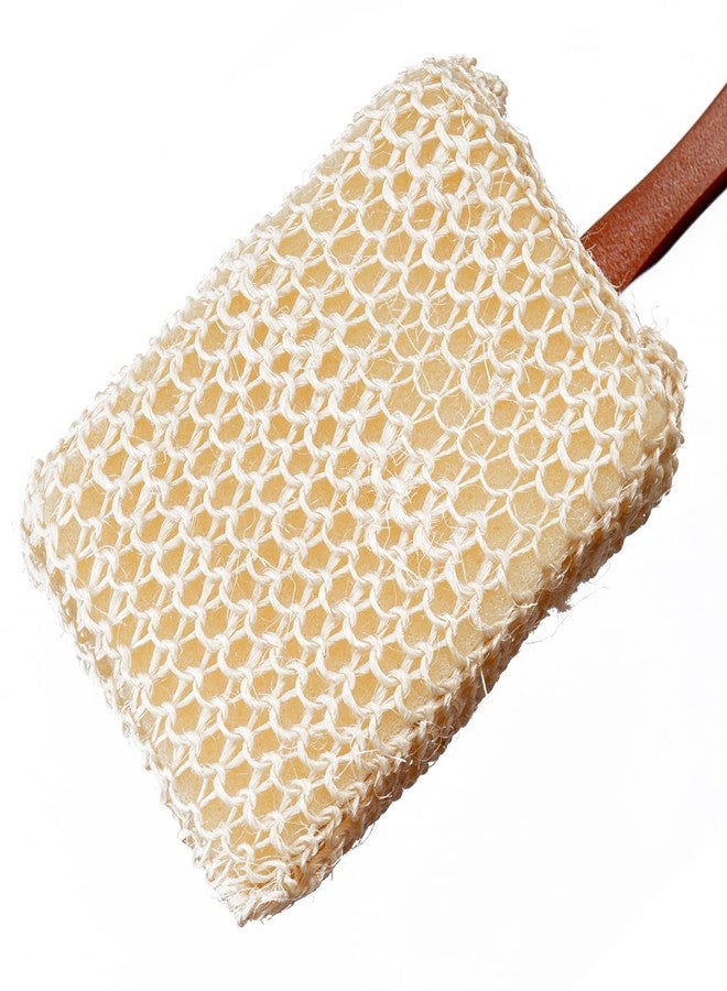 Brushman Sisal Bath Brush with Long Wooden Handle Back Brush for Men & Women- Shower Sponge Body Back Scrubber Gentle Exfoliator Wet & Dry Brushing(ECP-108) - Image 2