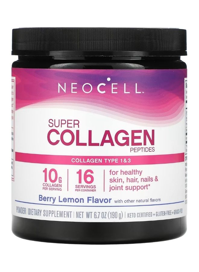 NEOCELL Super Collagen Peptides Type 1 And 3 Berry Lemon Flavour - Image 1