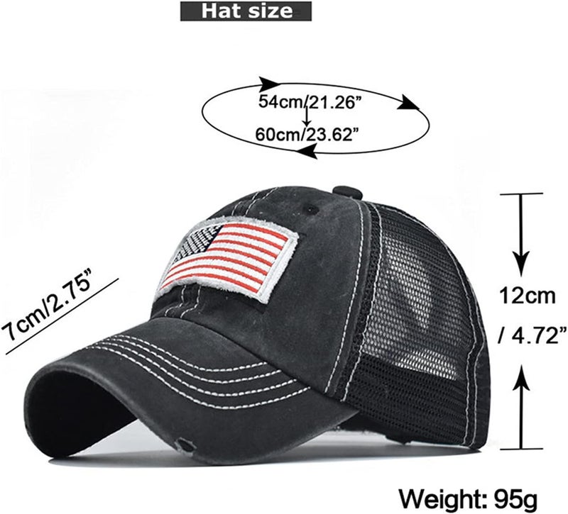ProMindFun Womens Pony Hat High Ponytail Baseball Cap Girls Messy Bun Caps Camouflage Trucker Bad Hair Day Adjustable Dad Hat - Image 2