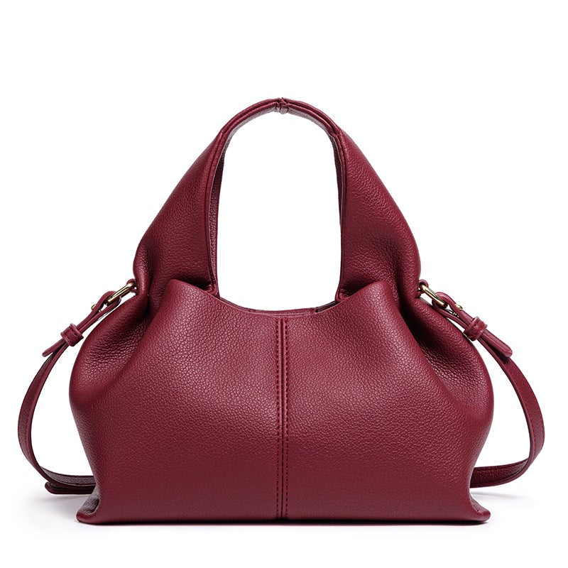 French Niche Brand Cloud Bag – Medium PU Crossbody Handbag for Women - Image 2