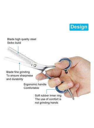 Professional Barber Hair Cutting Scissors Thinning Shears Kit Stainless Steel Hairdressing - view 3