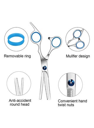 Professional Barber Hair Cutting Scissors Thinning Shears Kit Stainless Steel Hairdressing - view 4