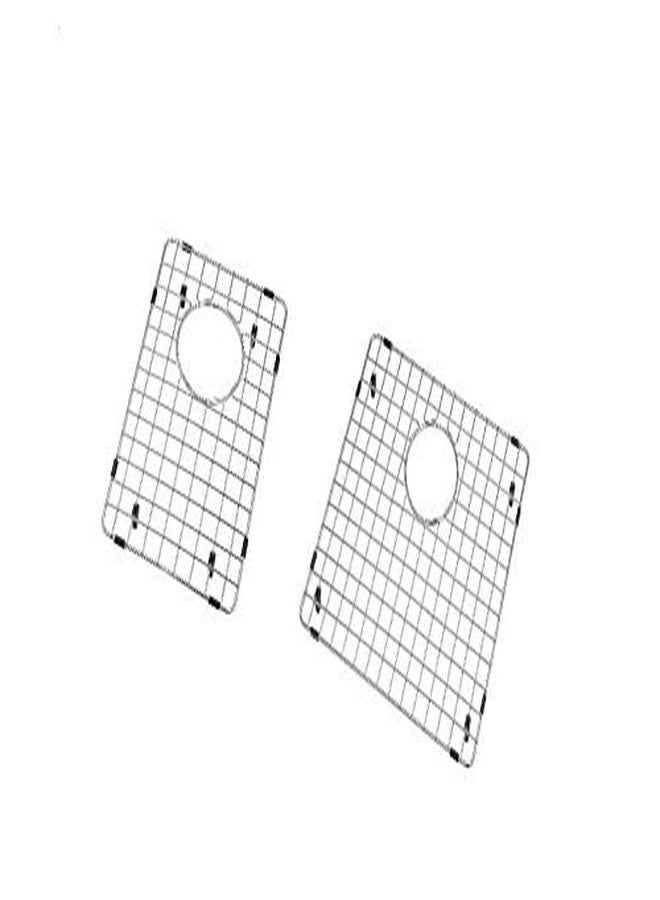 Starstar 60/40 or 40/60 Double Bowl Kitchen Sink Bottom Two Grids, Stainless Steel, 17" x 15",15" x 11" - Image 2