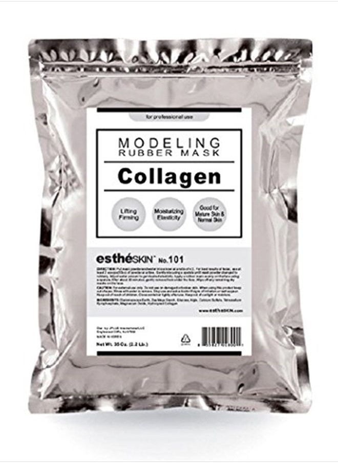 estheskin No.101 Collagen Peel Off Type Modeling Rubber Mask Powder for Facial Skin Care Treatment, 35oz  - Image 1