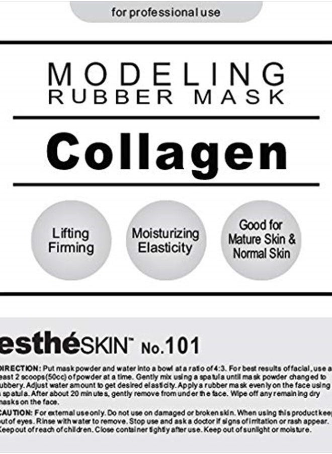 estheskin No.101 Collagen Peel Off Type Modeling Rubber Mask Powder for Facial Skin Care Treatment, 35oz  - Image 2