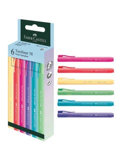 FABER-CASTELL 6-Piece Slim Highlighters Pastel Colours  - Image 1