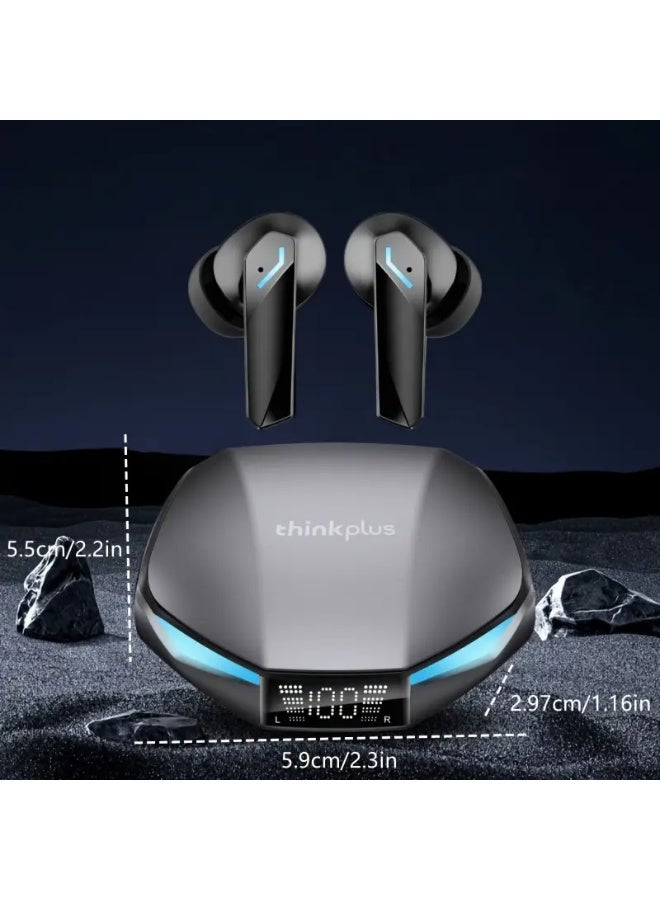 Lenevo Thinkplus XT53 True Wireless Wireless Earbuds with Intuitive Touch Control, USB-C Charging, 2025 Trending Design for Calls & Music, Rechargeable Lithium Battery, Compact & Portable for Daily Use, Wireless Earbuds, Handsfree Calls, Modern Earbuds, Durable Earbuds - Image 4