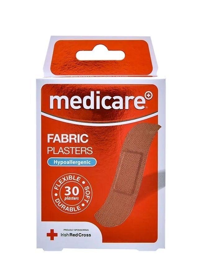 Fabric Plasters, 30 Pcs