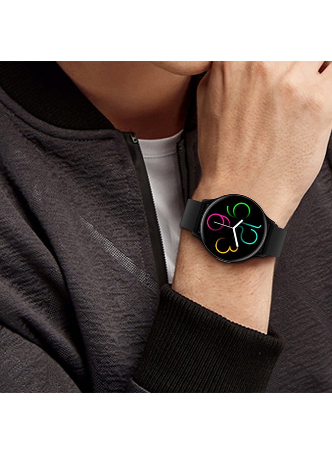AOLON - GTR2 AMOLED Always-on Display Bluetooth Talking Smartwatch Black - Image 1