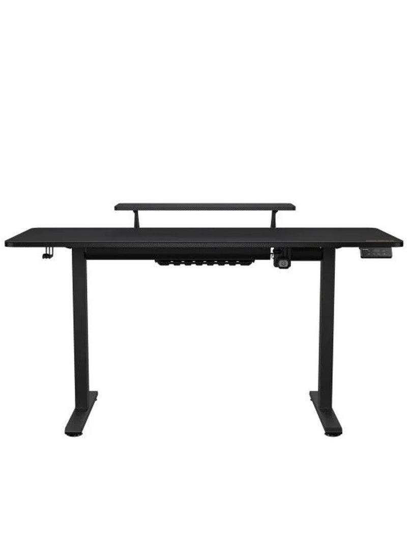 Cougar - E-STAR 120 Gaming Desk, Full Desk Mouse Pad, Removable Monitor Stand, Shields for Transmission Shaft & Motor, Cable Tray for Easy Management, Headset Hook, Black | 3MSTA1WB.0001 - Image 1