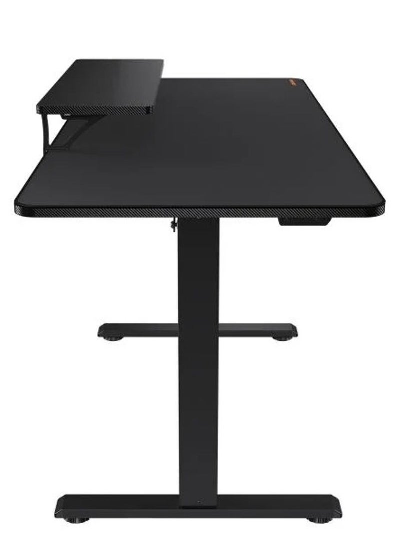 Cougar - E-STAR 120 Gaming Desk, Full Desk Mouse Pad, Removable Monitor Stand, Shields for Transmission Shaft & Motor, Cable Tray for Easy Management, Headset Hook, Black | 3MSTA1WB.0001 - Image 1