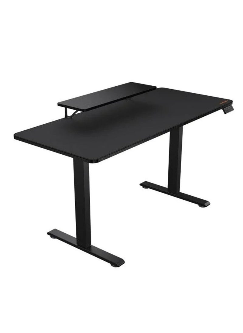 Cougar - E-STAR 120 Gaming Desk, Full Desk Mouse Pad, Removable Monitor Stand, Shields for Transmission Shaft & Motor, Cable Tray for Easy Management, Headset Hook, Black | 3MSTA1WB.0001 - Image 1