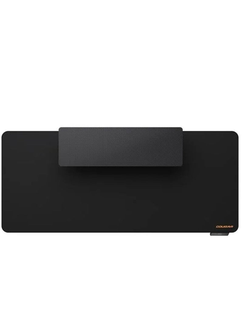 Cougar - E-STAR 120 Gaming Desk, Full Desk Mouse Pad, Removable Monitor Stand, Shields for Transmission Shaft & Motor, Cable Tray for Easy Management, Headset Hook, Black | 3MSTA1WB.0001 - Image 1