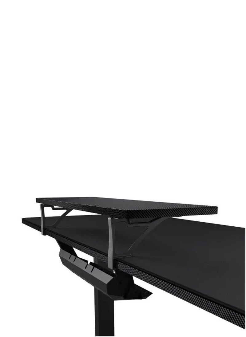 Cougar - E-STAR 120 Gaming Desk, Full Desk Mouse Pad, Removable Monitor Stand, Shields for Transmission Shaft & Motor, Cable Tray for Easy Management, Headset Hook, Black | 3MSTA1WB.0001 - Image 1