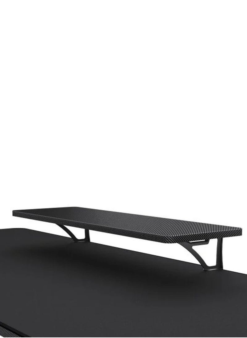Cougar - E-STAR 120 Gaming Desk, Full Desk Mouse Pad, Removable Monitor Stand, Shields for Transmission Shaft & Motor, Cable Tray for Easy Management, Headset Hook, Black | 3MSTA1WB.0001 - Image 1