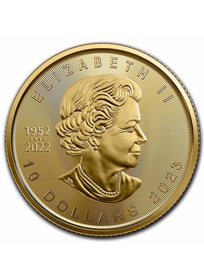 ABConcept Canada Maple Leaf Gold 1/4 oz Coin 9999 Carat  - Image 2