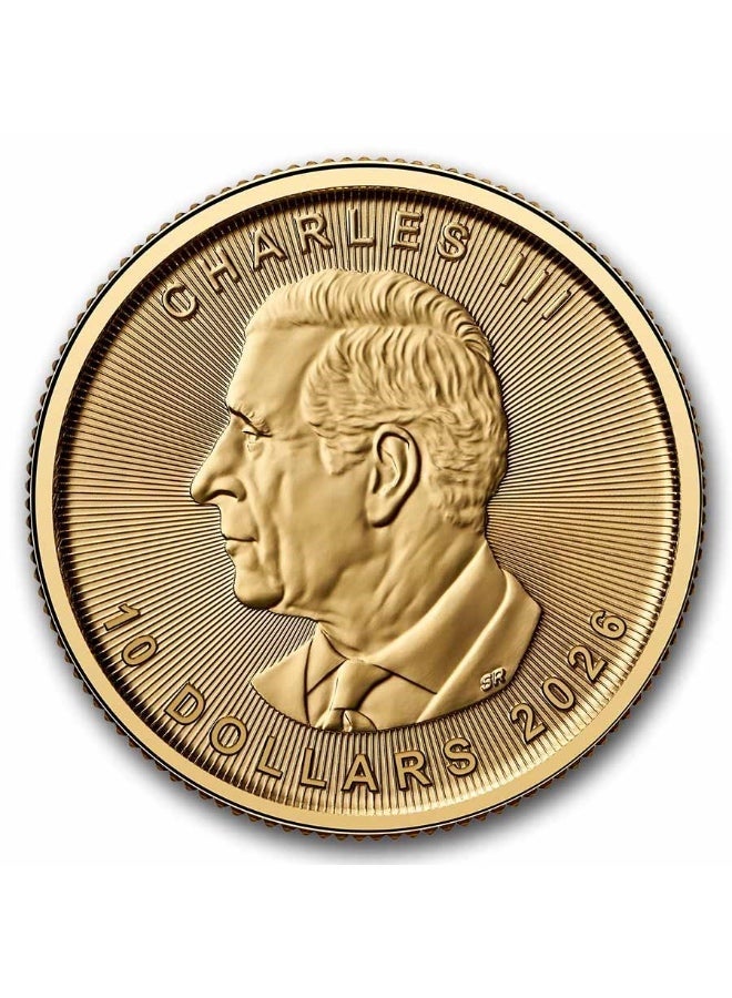 Royal Canadian Mint Canada Maple Leaf Gold 1/4 oz Coin 9999 Carat - Image 2