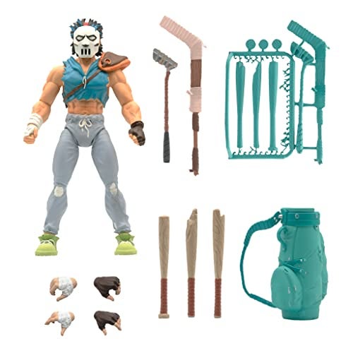 Super7 Ultimates Teenage Mutant Ninja Turtles Casey Jones - 7" TMNT Action Figure with Accessories Classic Cartoon Collectibles and Retro Toys - Image 1