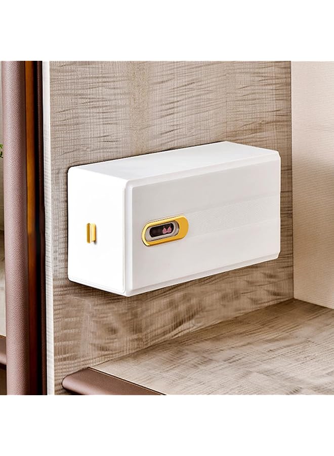 Green Tiger Underwear Storage Drawers Organizers Wall Mounted Slid Bra Socks Storage Box Self-adhesive Dust-Proof Waterproof Clothes Wardrobe Accessories Space Saving - Image 1